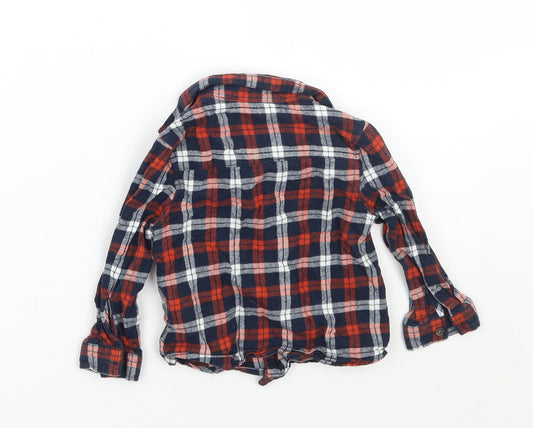 Primark Boys Blue Check Basic Button-Up Size 12 Months