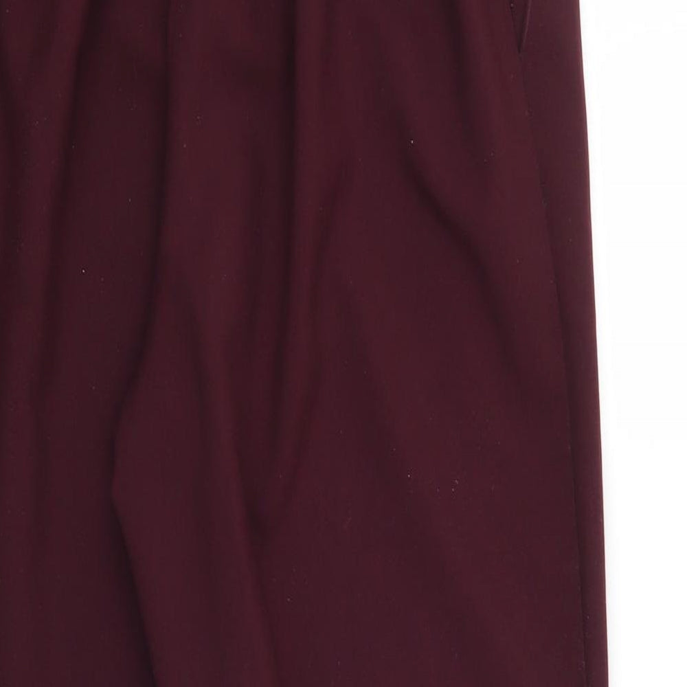 Preworn Womens Purple Trousers Size 16 L28 in