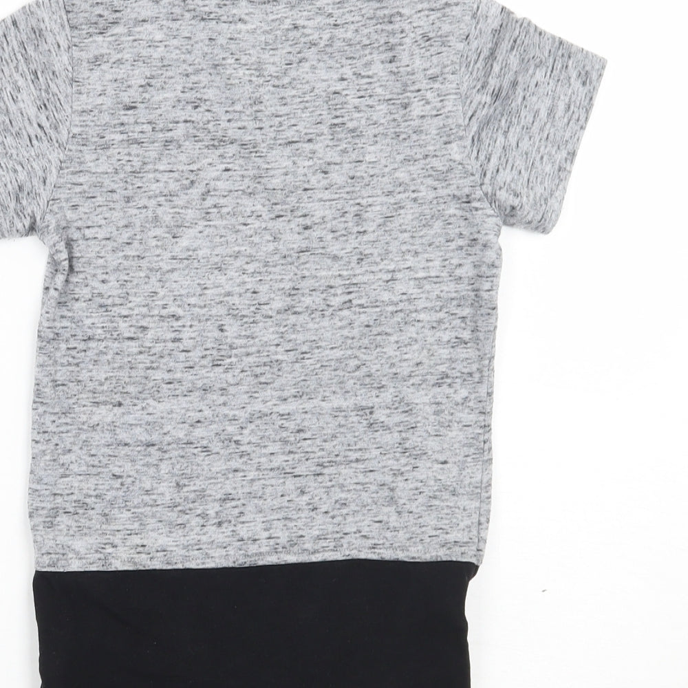 NEXT Girls Grey Basic T-Shirt Size 3 Years
