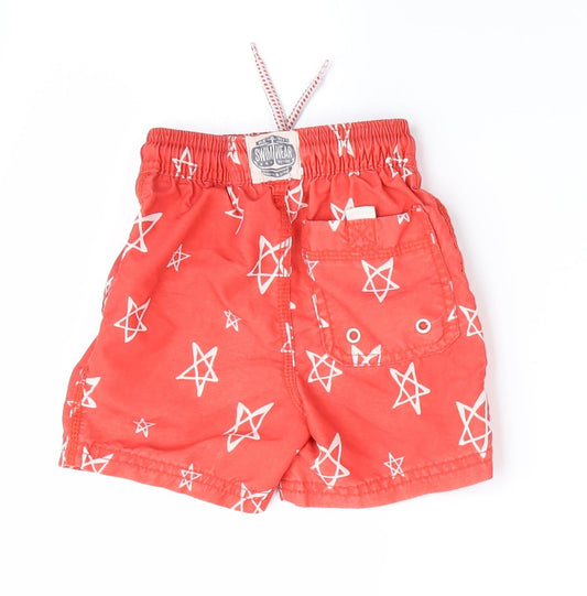 NEXT Boys Red Cropped Trousers Size 18-24 Months - Start Print Shorts