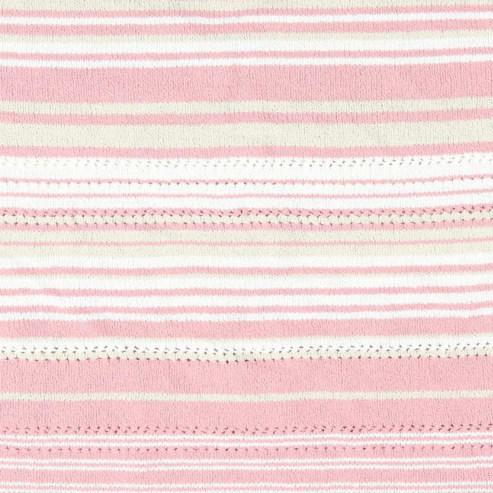 Preworn Womens Pink Striped Pullover Jumper