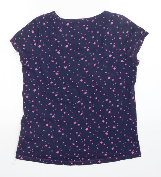 NEXT Womens Multicoloured Polka Dot Top Pyjama Top Size S