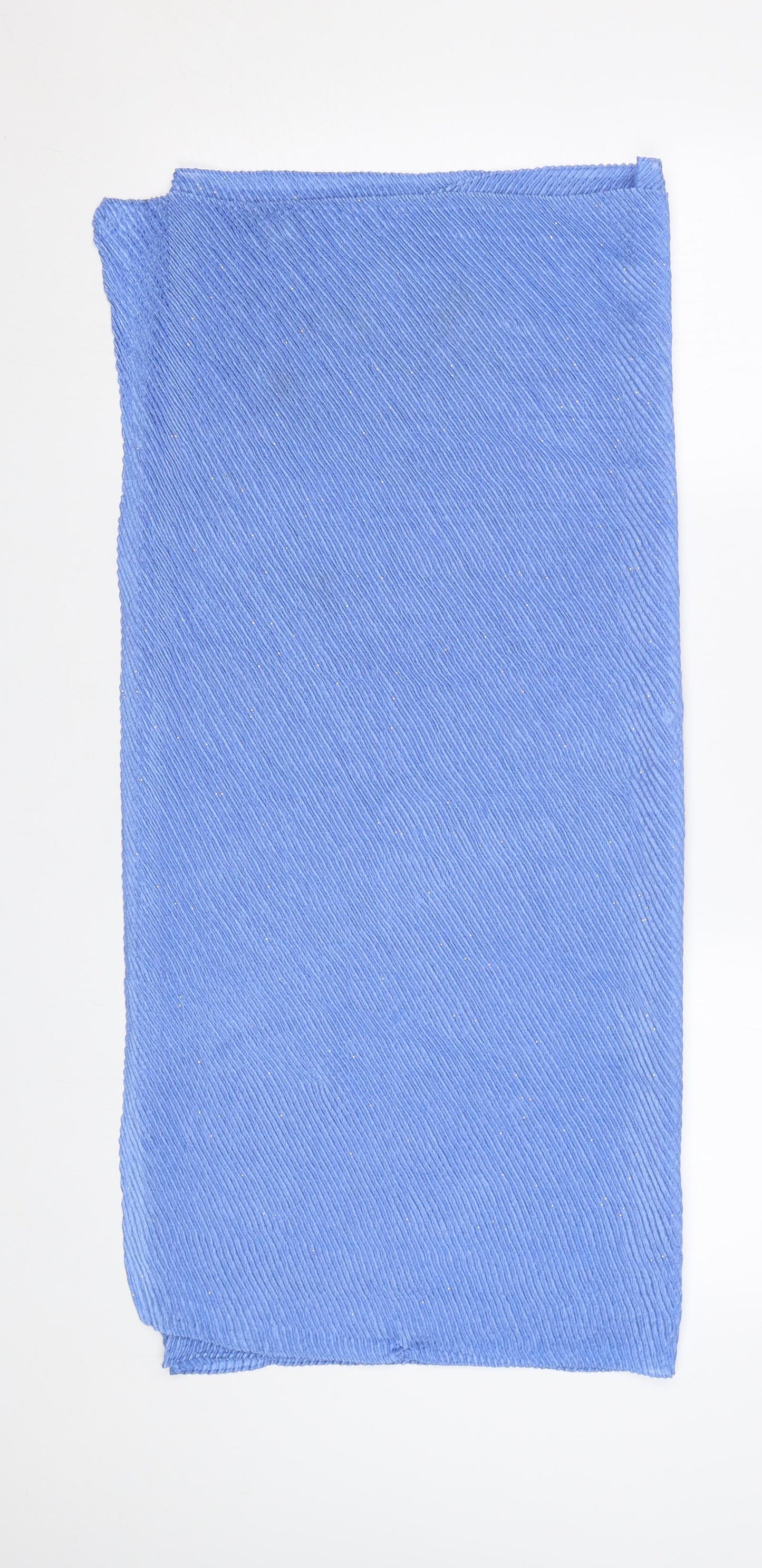 Preworn Womens Blue Chiffon Scarf