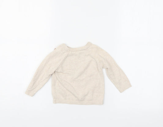 TU Baby Ivory Pullover Jumper Size 3-6 Months