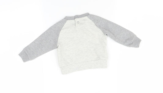 Disney Baby Grey Pullover Jumper Size 0-3 Months - Tigger