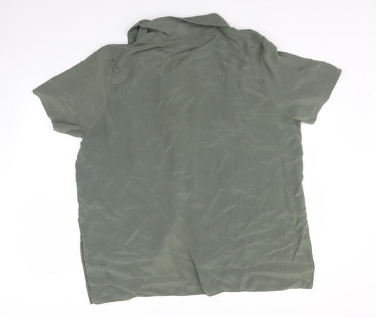 Designer Collection Womens Green Button-Up Size 20