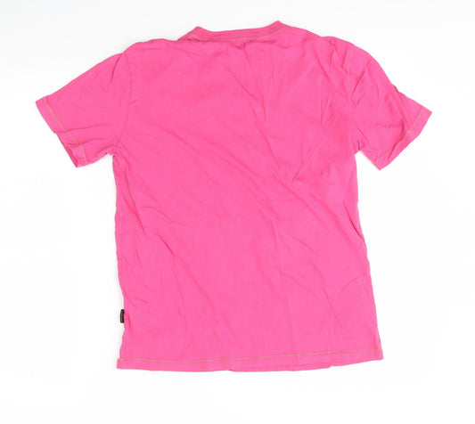 Preworn Womens Pink Basic T-Shirt Size S