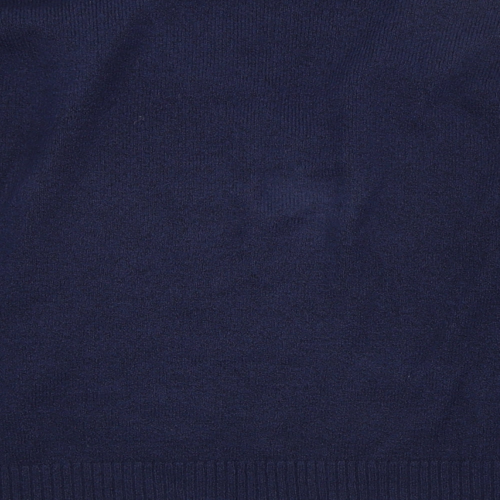 Nutmeg Womens Blue Pullover Jumper Size 14