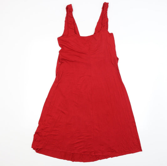 George Womens Red A-Line Size 12