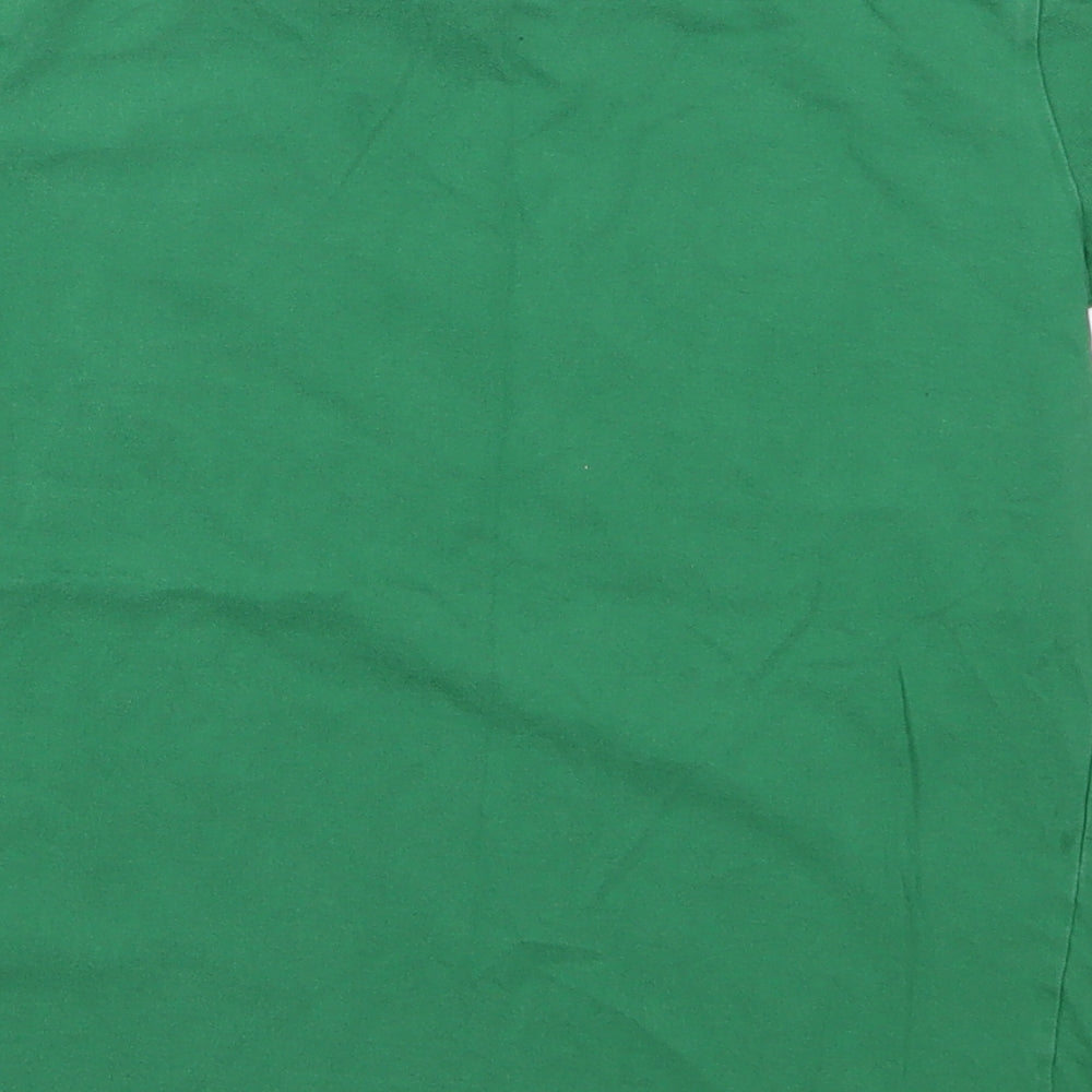 River Island Boys Green Basic T-Shirt Size 9-10 Years