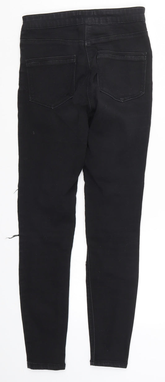 Matalan Womens Black Denim Skinny Jeans Size 8 L27 in