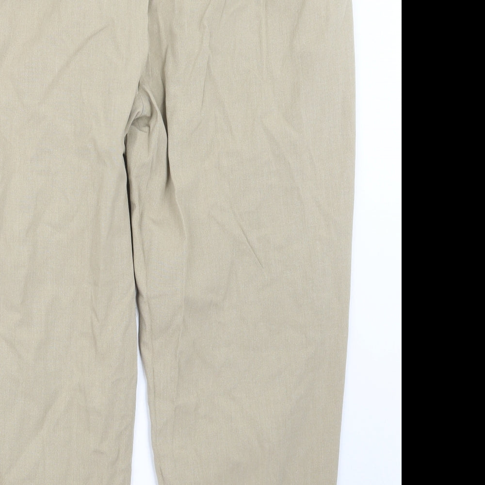 Design Essentials Womens Beige Trousers Size 22 L27 in