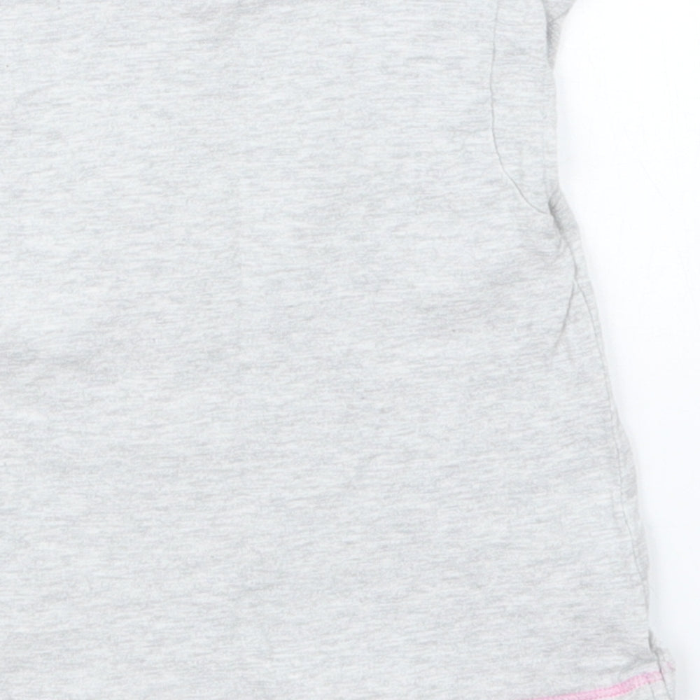 George Girls Grey Basic T-Shirt Size 12-18 Months - Minnie Mouse
