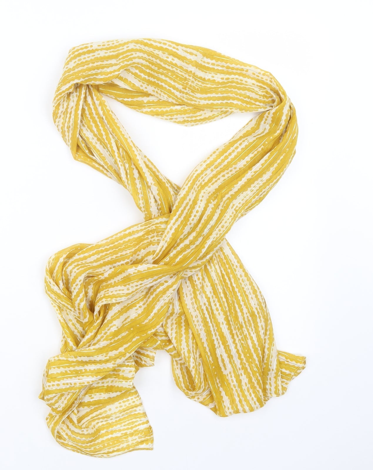 Preworn Womens Yellow Scarf