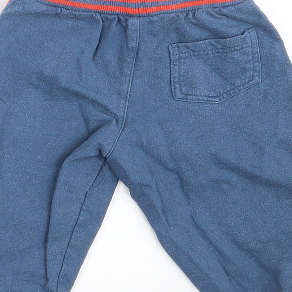 TU Baby Blue Jogger Trousers Size 9-12 Months - Waist 16in; Inside leg 8in