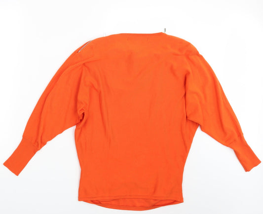 Ashley Brooke Womens Orange Pullover Jumper Size 10