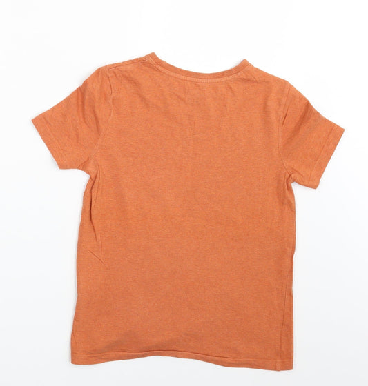 F&F Boys Orange Basic T-Shirt