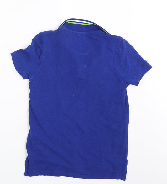 F&F Boys Blue Pullover Polo Size 9-10 Years