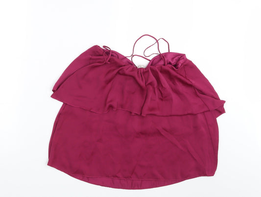 River Island Womens Purple Basic Blouse Size 12