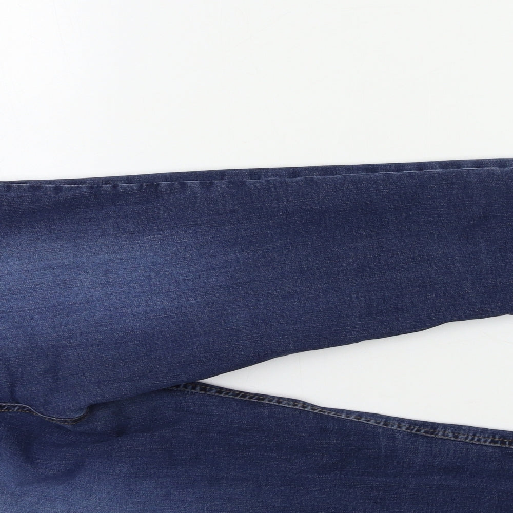 Vegas Womens Blue Denim Skinny Jeans Size 23 in L26 in