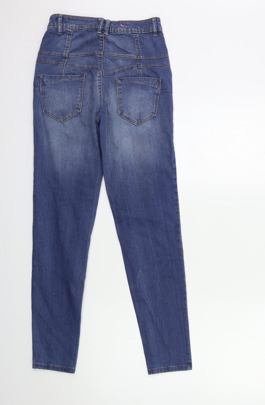 Preworn Womens Blue Denim Skinny Jeans Size 23 in L29 in