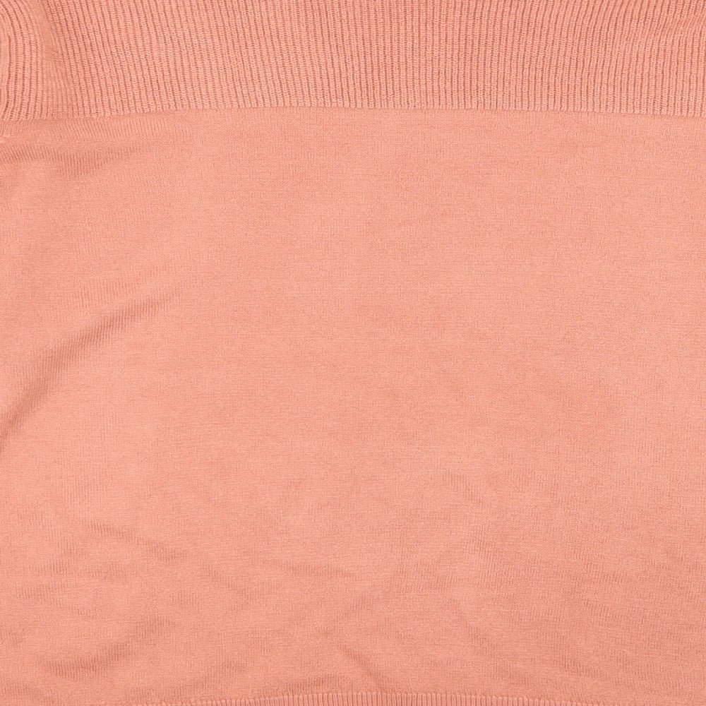 Preworn Womens Pink Pullover Jumper Size 14