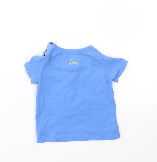 jouels Boys Blue Basic Tank Size 6-9 Months