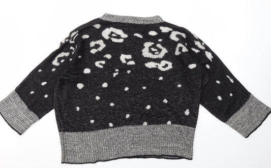 Anthology Womens Multicoloured Animal Print Pullover Jumper Size 20