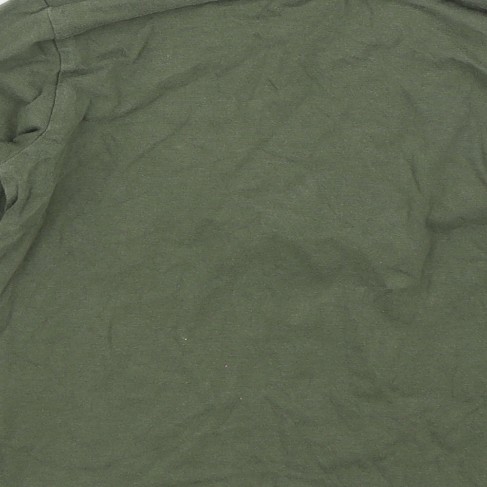 H&M Boys Green Basic T-Shirt Size 2-3 Years - Dinosaur