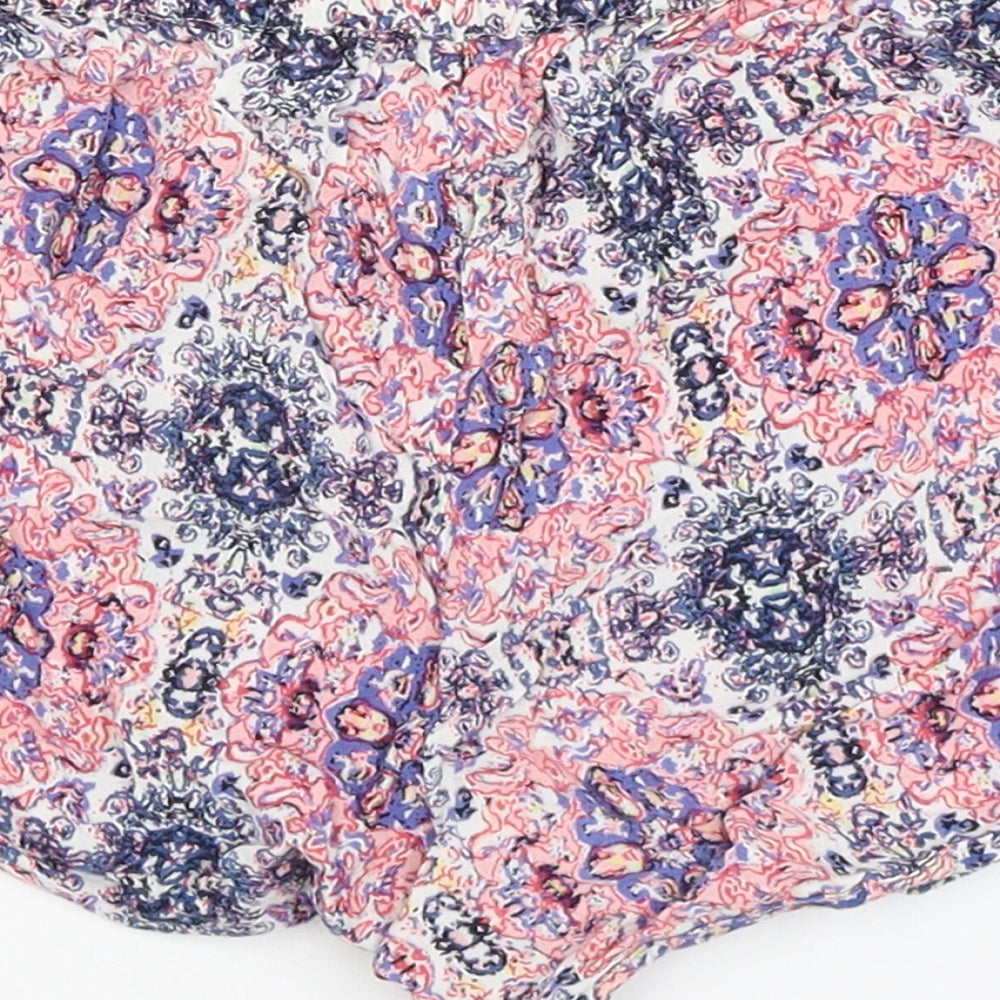 Atmosphere Womens White Paisley Hot Pants Shorts Size 4