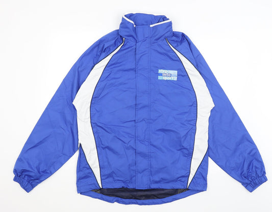 Munshini Mens Blue Rain Coat Coat Size S - Sports Leader