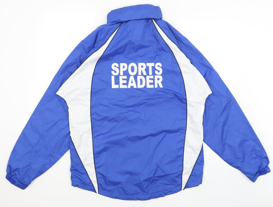 Munshini Mens Blue Rain Coat Coat Size S - Sports Leader