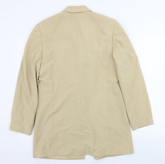 Yarell Womens Beige Jacket Blazer Size 12