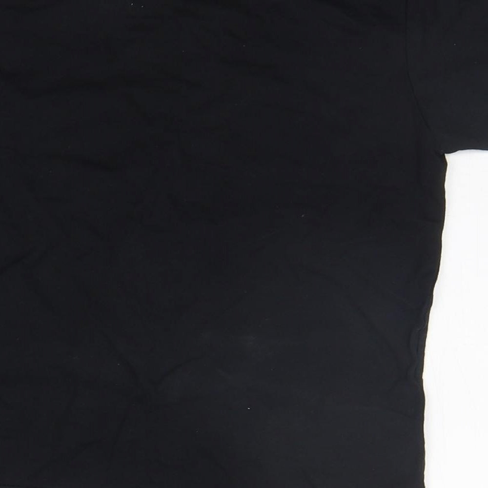 Gildan Girls Black Basic T-Shirt Size S