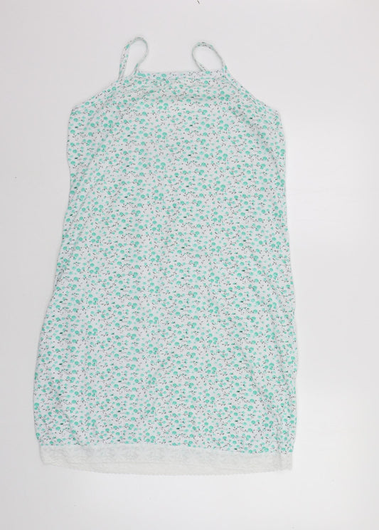 i smalls Womens Green Floral A-Line Size 10