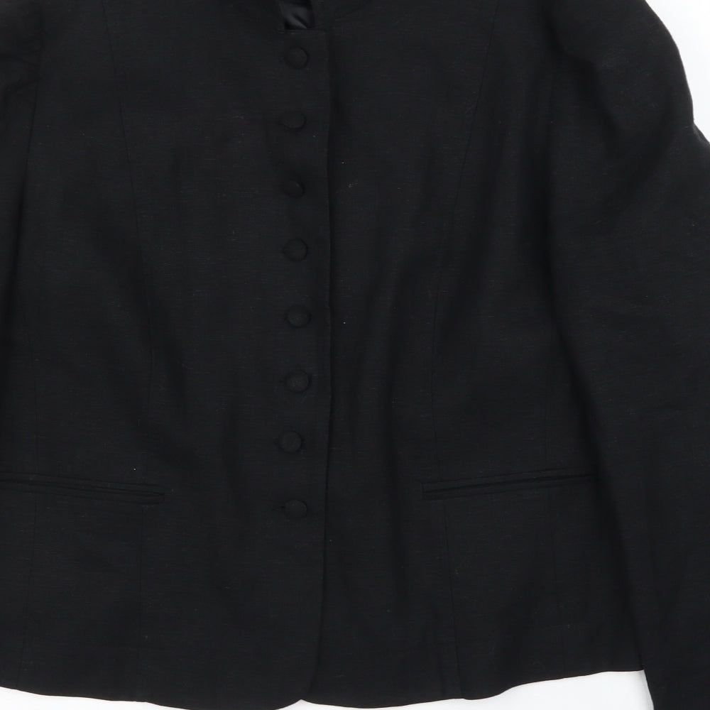 Littlewoods Womens Black Jacket Blazer Size 14