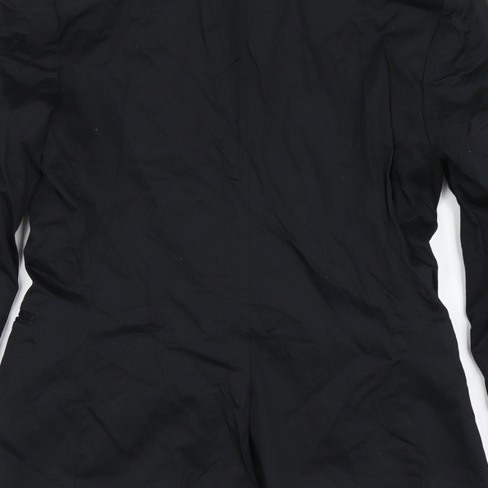 H&M Womens Black Jacket Blazer Size 34
