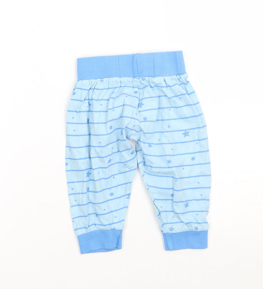 in the night garden Boys Blue Striped Sweatpants Trousers Size 9-12 Months