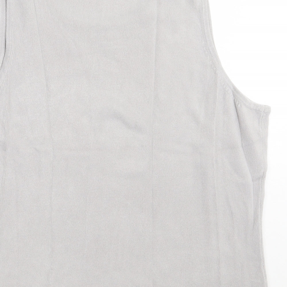 Marks and Spencer Womens Grey Basic Tank Size 20