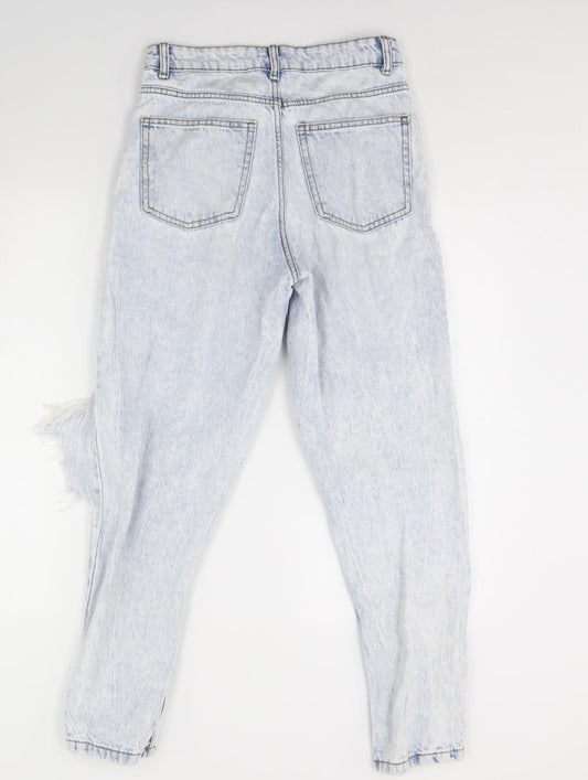 Denim & Co. Womens Blue Denim Skinny Jeans Size 8 L28 in