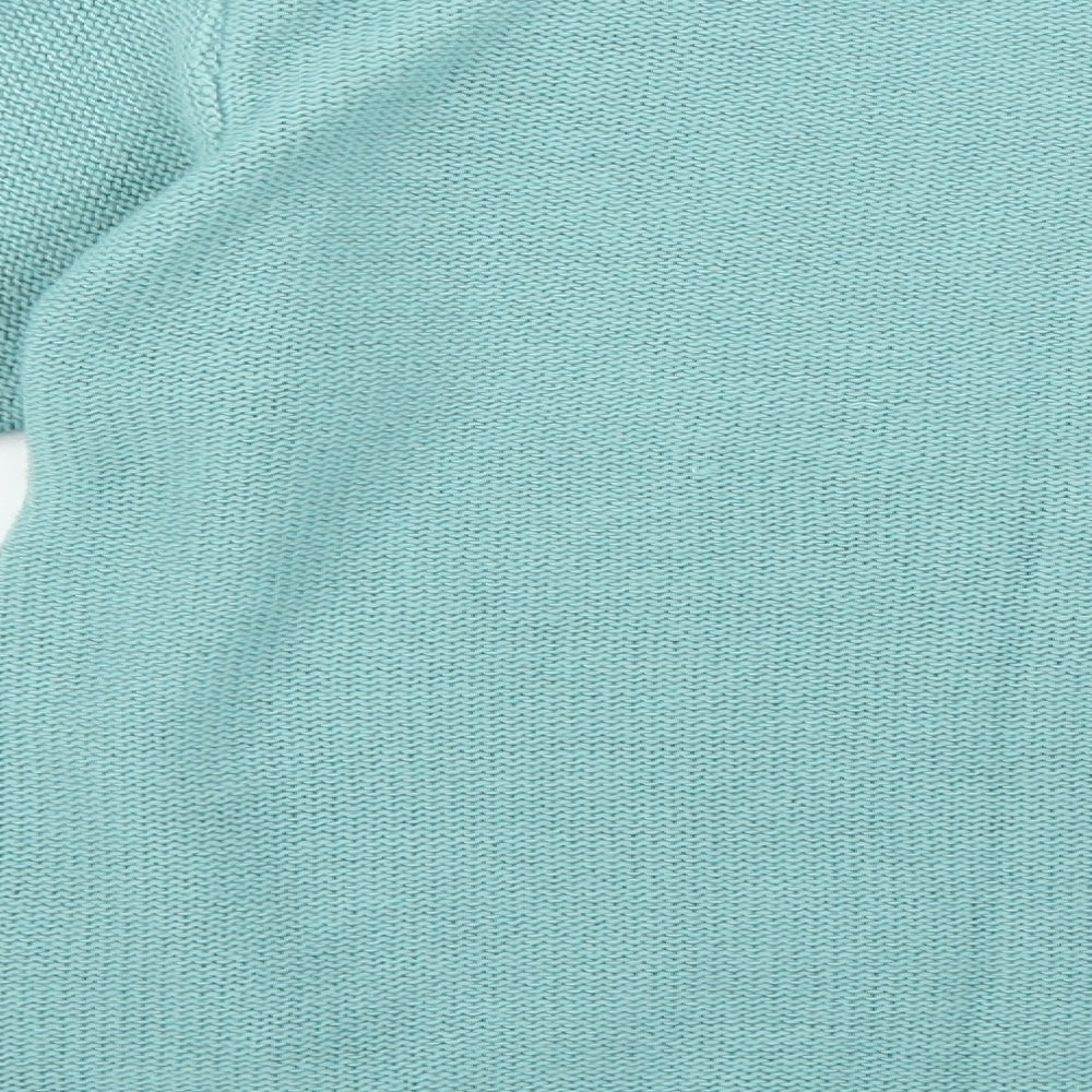 afibel Womens Green Pullover Jumper Size 14