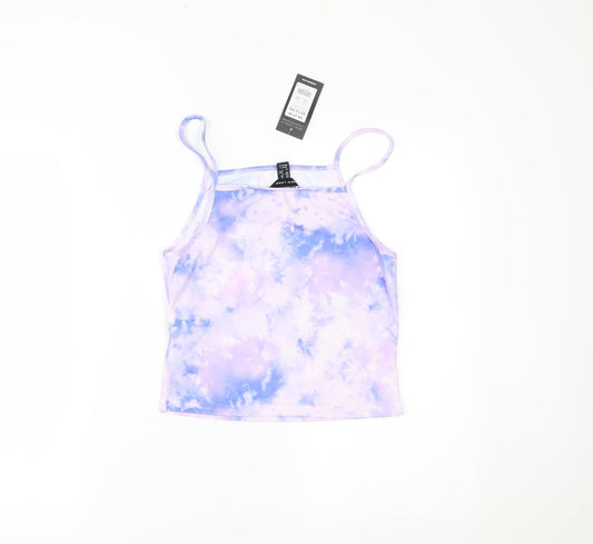 New Look Womens Purple Camisole Tank Size 10