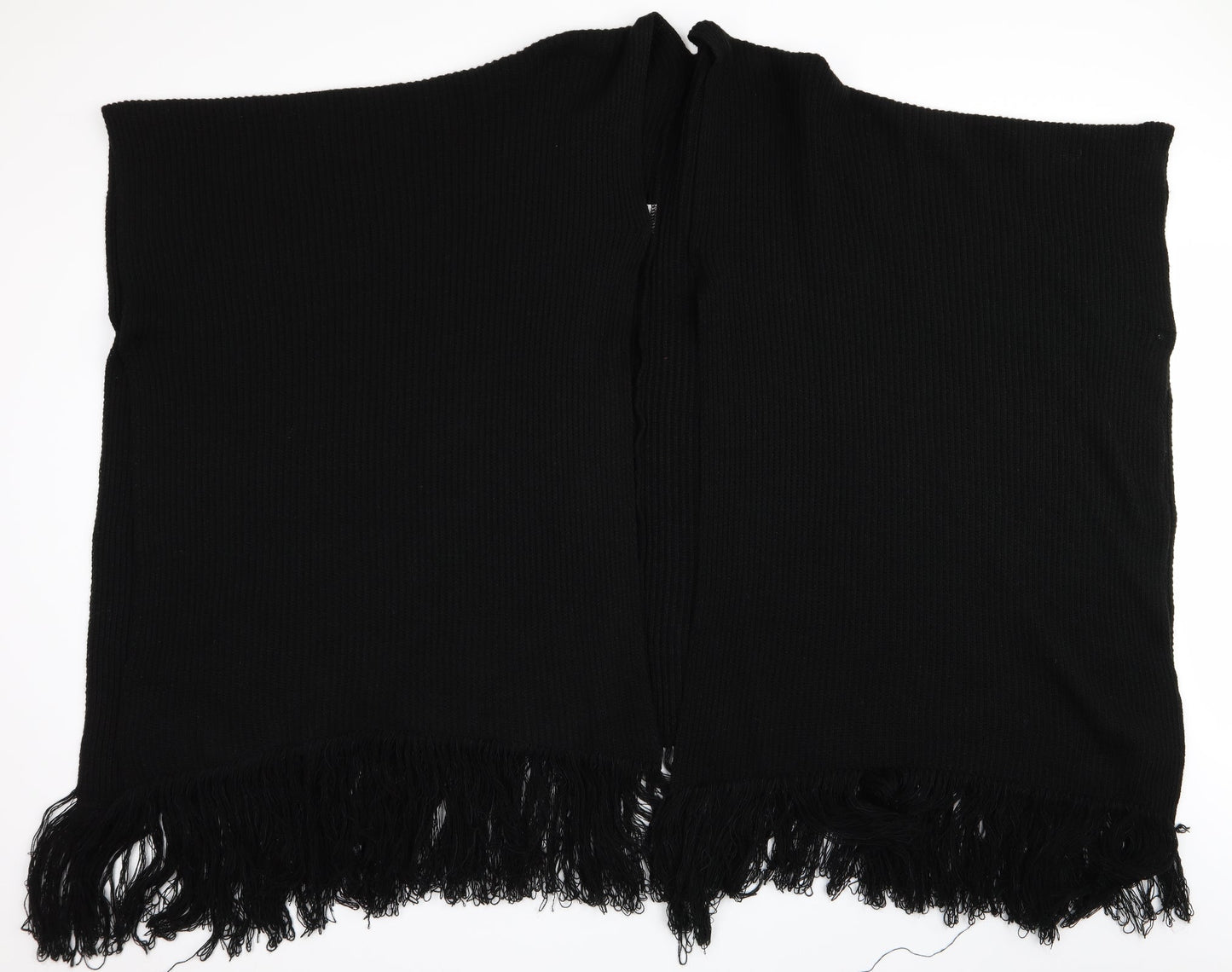 Preworn Womens Black Shawl/Wrap