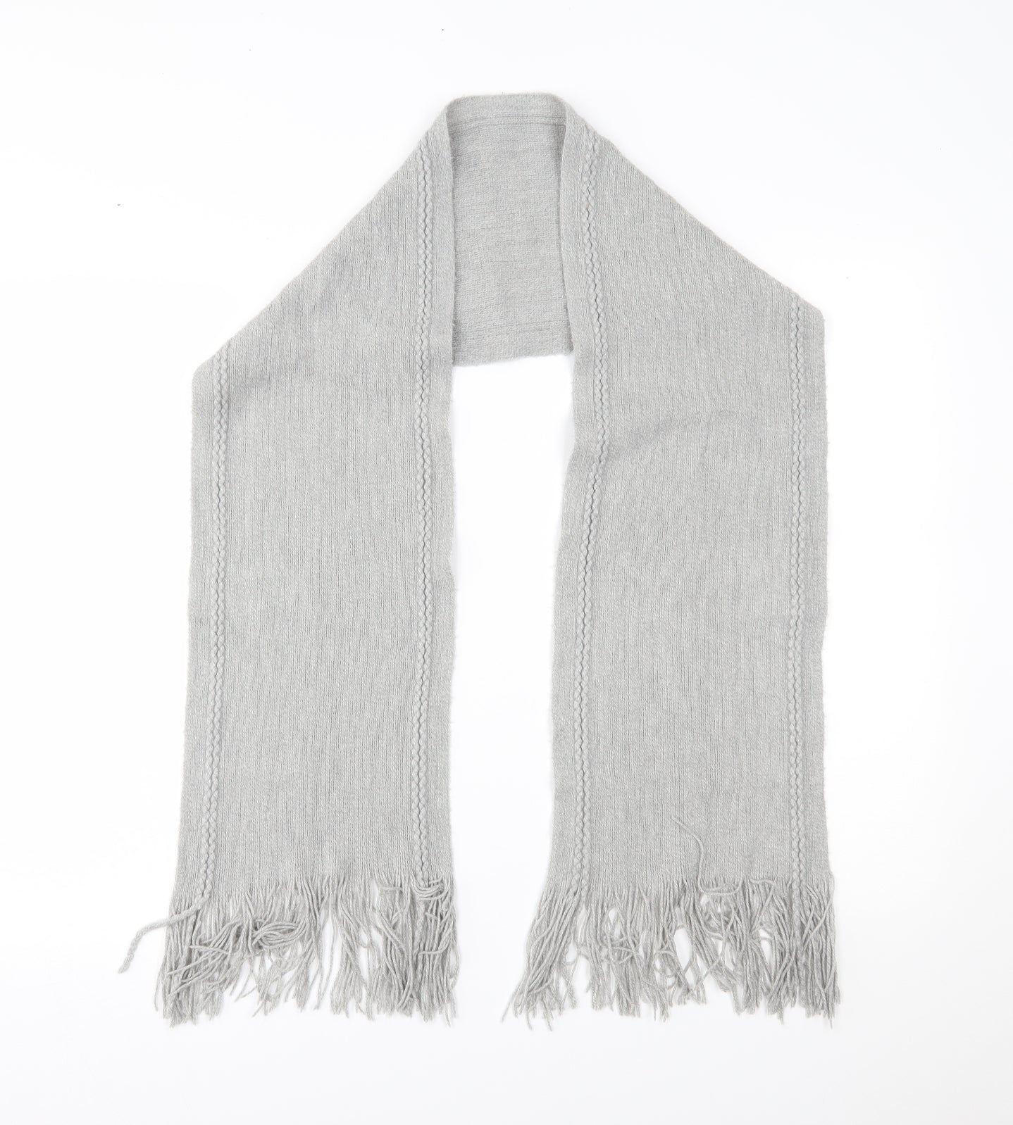 Preworn Womens Grey Scarf