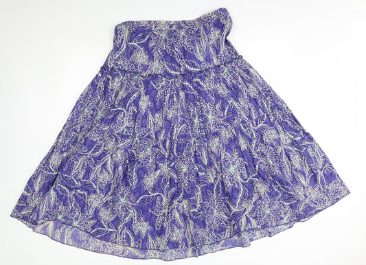 BM Womens Purple A-Line Size M - strapless