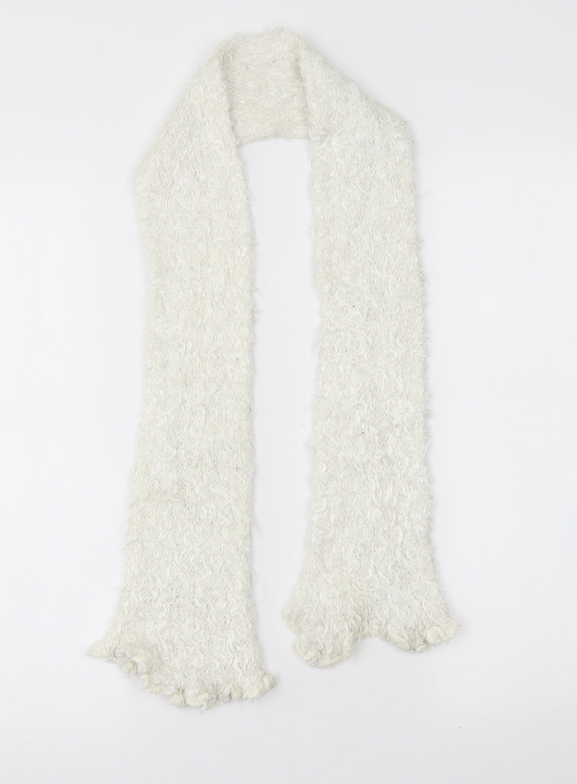 Preworn Womens Ivory Scarf