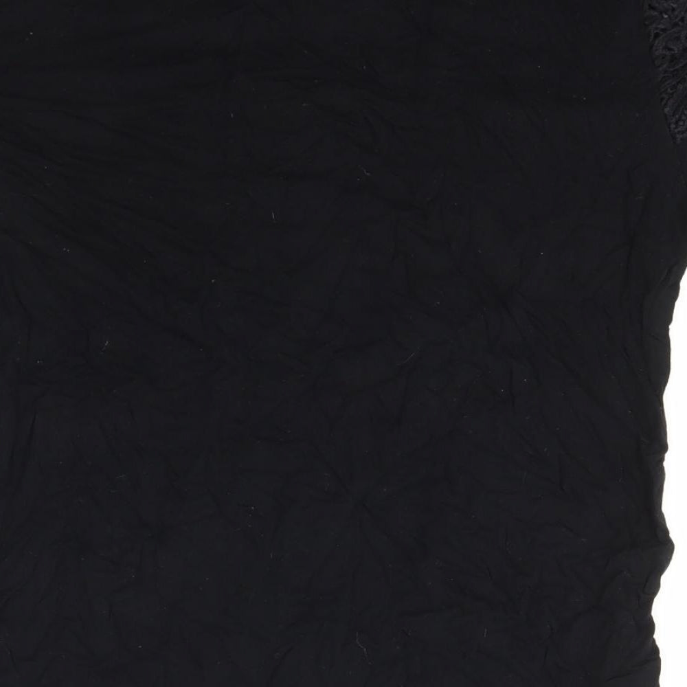 BE YOU Girls Black Basic T-Shirt Size 10 Years