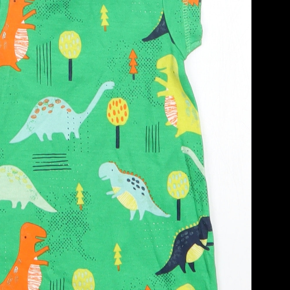 waitrose Boys Green Romper One-Piece Size 0-3 Months