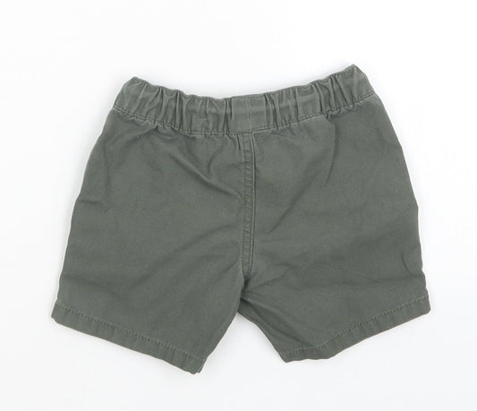 denim co Boys Green Cargo Trousers Size 18-24 Months
