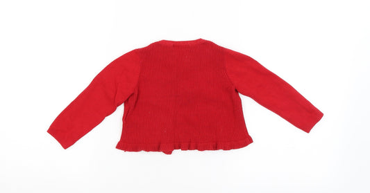 Mayoral Baby Red Cardigan Jumper